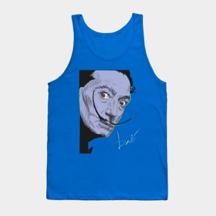 Portrait of Salvador Dalí Tank Top